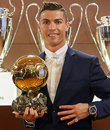 克里斯蒂亚诺&middot;罗纳尔多，2016年金球奖得主